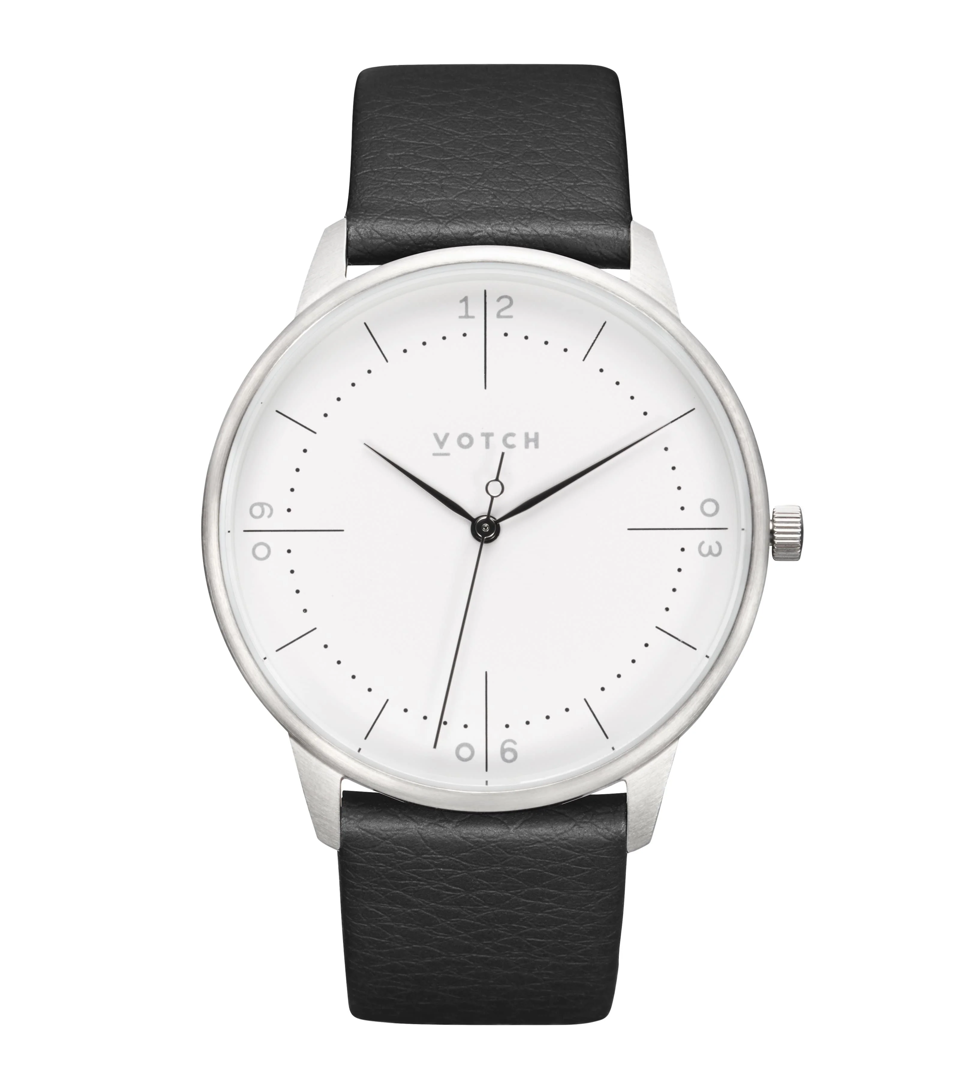 Silver & Black Watch | Aalto
