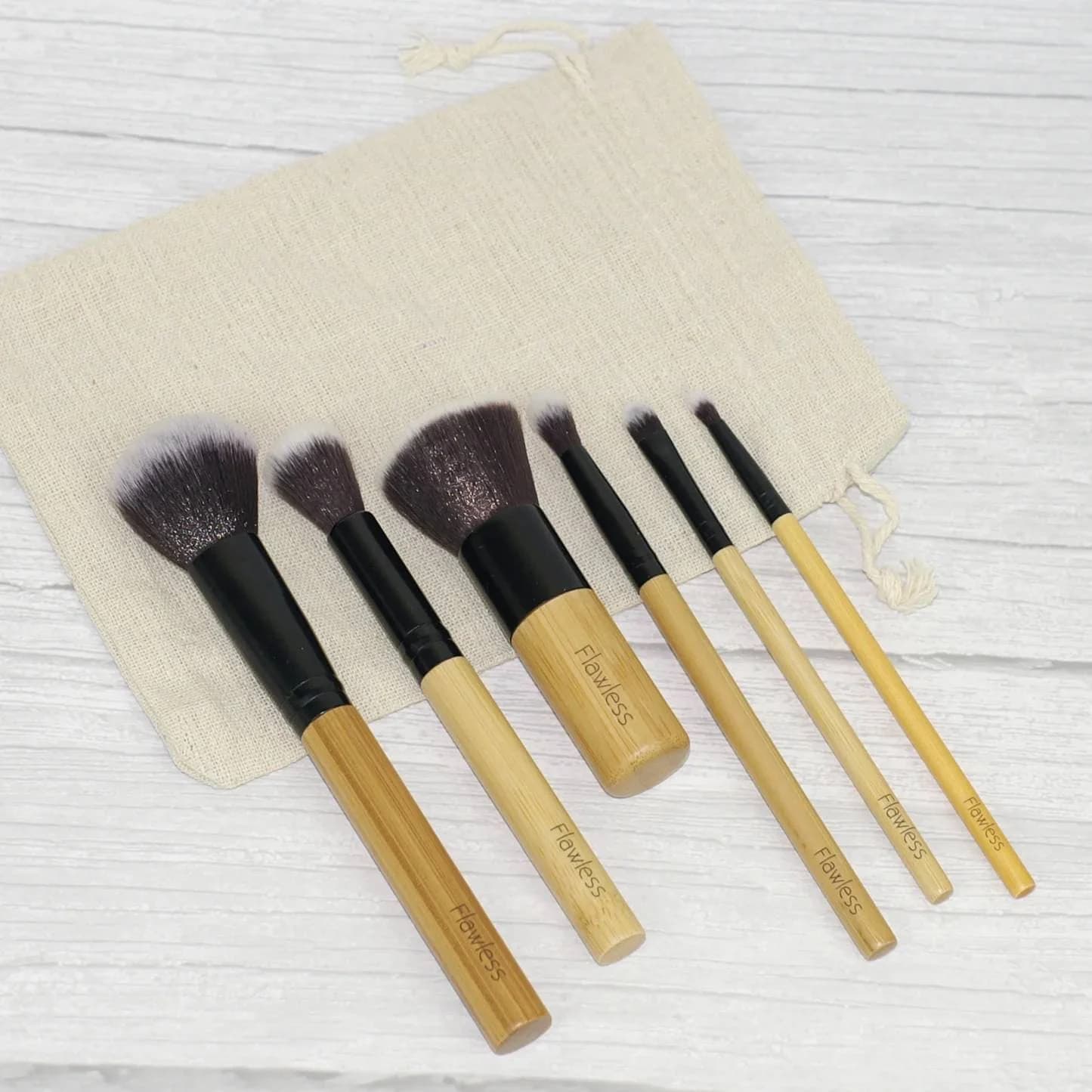 Dewy Skin Bamboo Makeup Brush Set