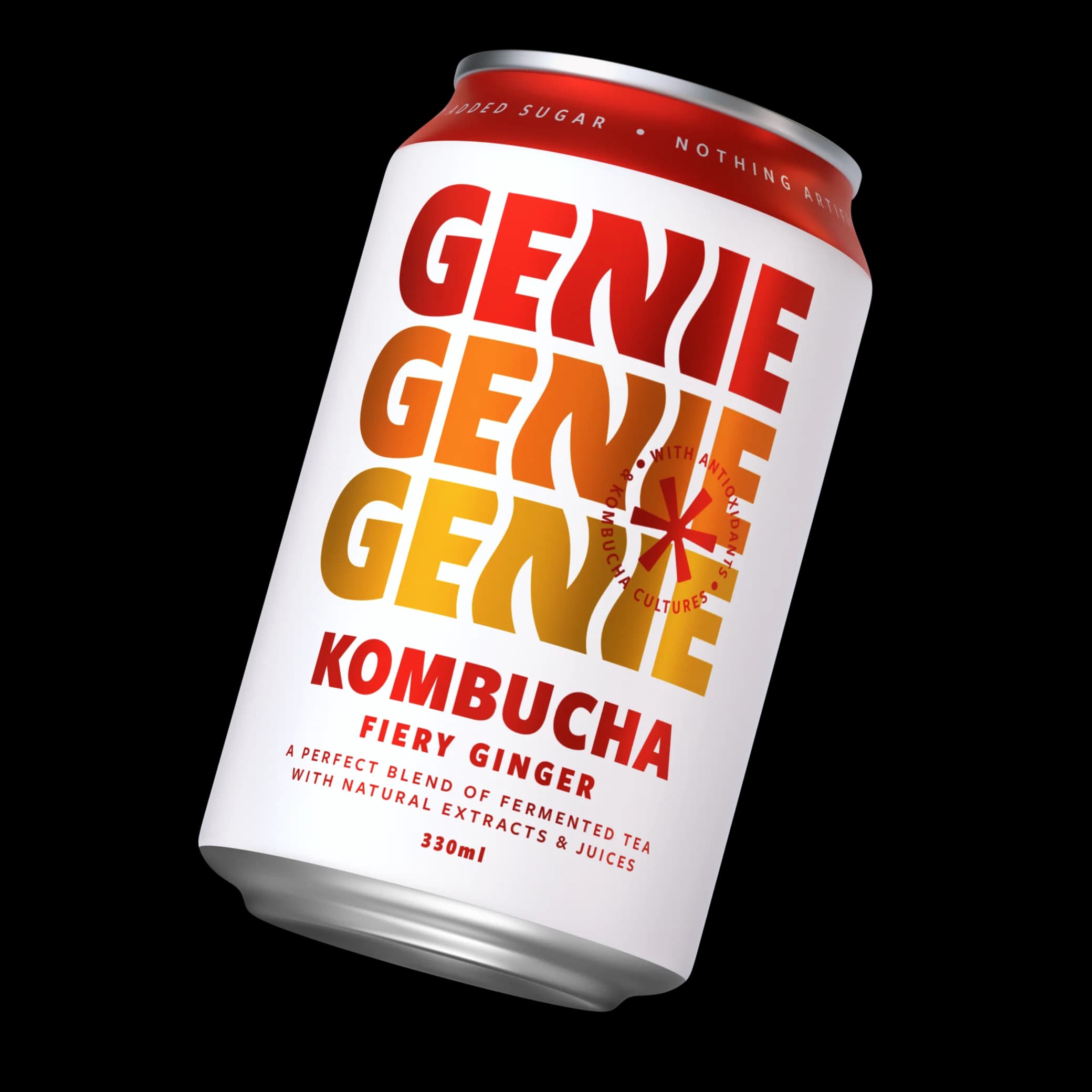 B2B - GENIE Fiery Ginger Kombucha (WHOLESALE b2b)