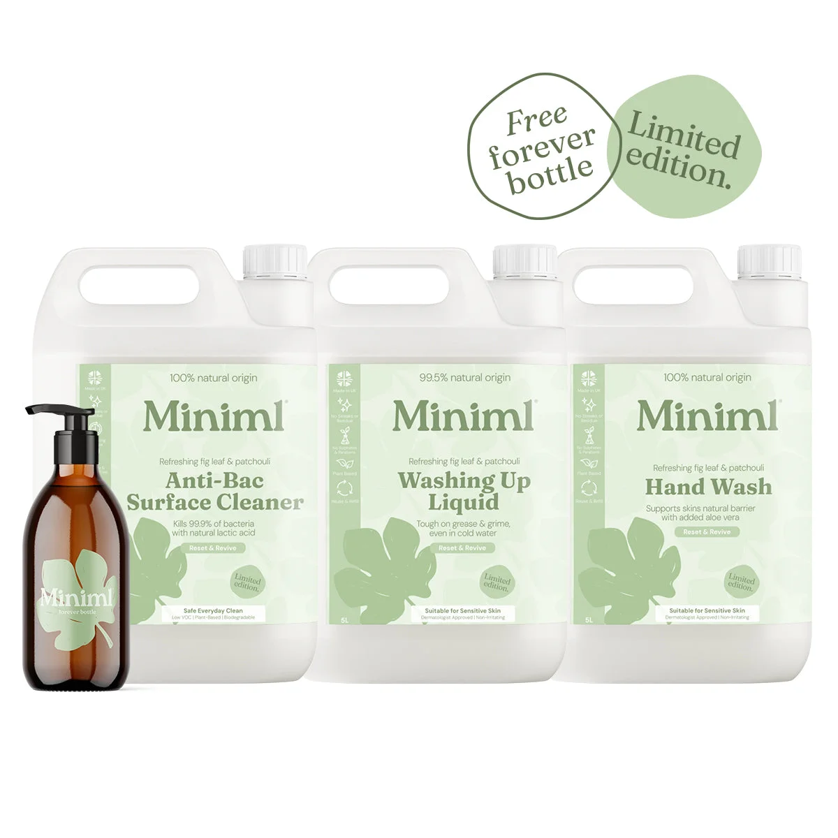 Limited Edition Fig Leaf + Patchouli Refill Bundle + Bottle