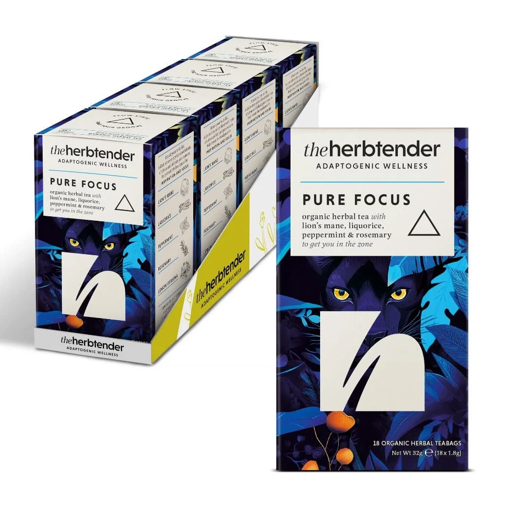 Pure Focus Organic Herbal Tea Case (4 x Cartons)