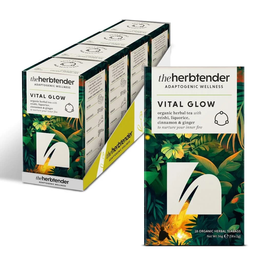 Vital Glow Organic Herbal Tea Case (4 x Cartons)