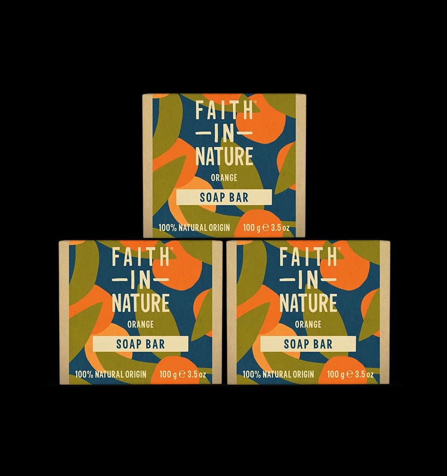 3 x Orange Soap Bars