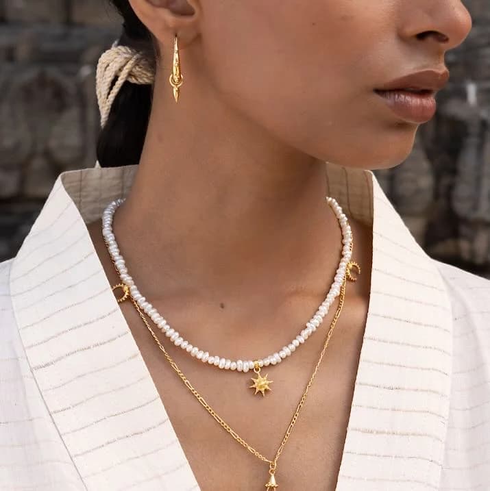 Stellar Pearl Necklace
